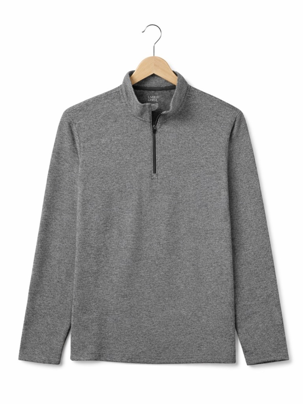 Lands’ End Rapid Dry Space Dye Quarter Zip Pullover Men’s XL UPF 50